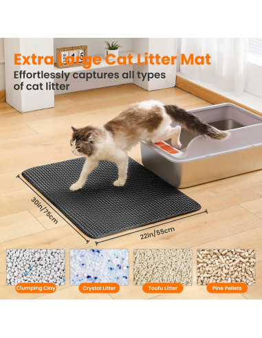 Alfombrilla para Gato XL Petinstinct 76x56 cm Antideslizante