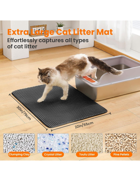 Alfombrilla para Gato XL Petinstinct 76x56 cm Antideslizante