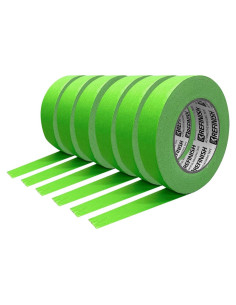 Cinta de Pintor KREFINISH Verde 1.8 cm x 54.86 m - 6 Rollos