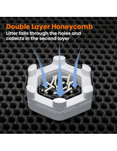 Alfombrilla para Gato XL Petinstinct 76x56 cm Antideslizante