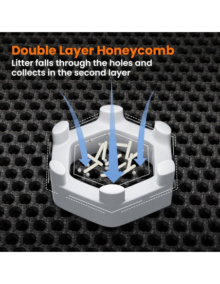 Alfombrilla para Gato XL Petinstinct 76x56 cm Antideslizante