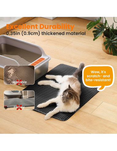 Alfombrilla para Gato XL Petinstinct 76x56 cm Antideslizante