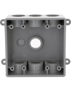 Caja a Prueba de Climas BELL PDB77550GY 2 Gangas 7 Salidas Gris 2