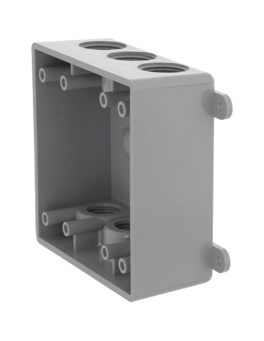 Caja a Prueba de Climas BELL PDB77550GY 2 Gangas 7 Salidas Gris