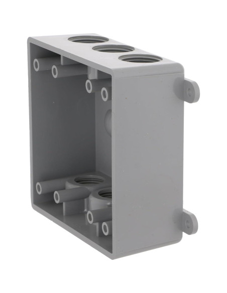 Caja a Prueba de Climas BELL PDB77550GY 2 Gangas 7 Salidas Gris