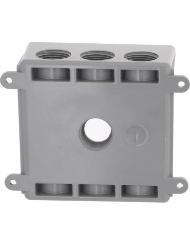 Caja a Prueba de Climas BELL PDB77550GY 2 Gangas 7 Salidas Gris