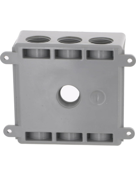 Caja a Prueba de Climas BELL PDB77550GY 2 Gangas 7 Salidas Gris