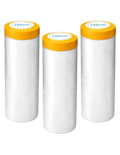 Paquete de 3 películas enmascarar LOSYHU 1,52 x 19,81 m