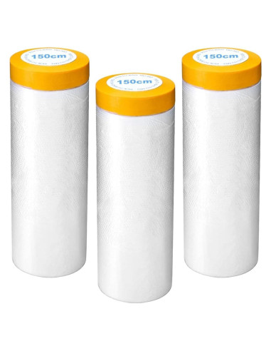 Paquete de 3 películas enmascarar LOSYHU 1,52 x 19,81 m