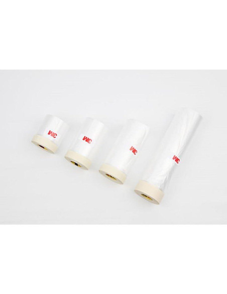 Cinta de Enmascarar Scotch 3M 65 pies Plástico Transparente