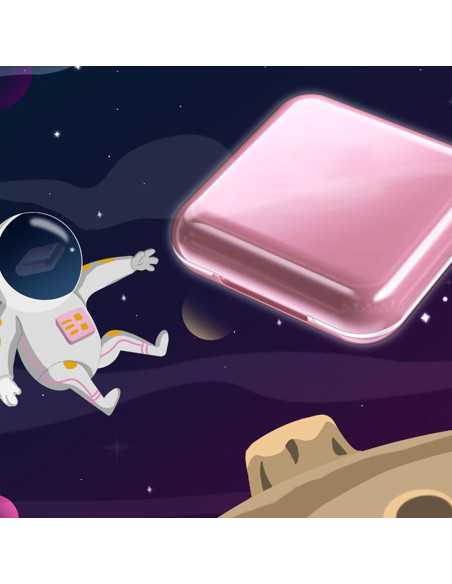 Caja de Pastillas Impermeable MOODKEY Rosa 4 Compartimentos