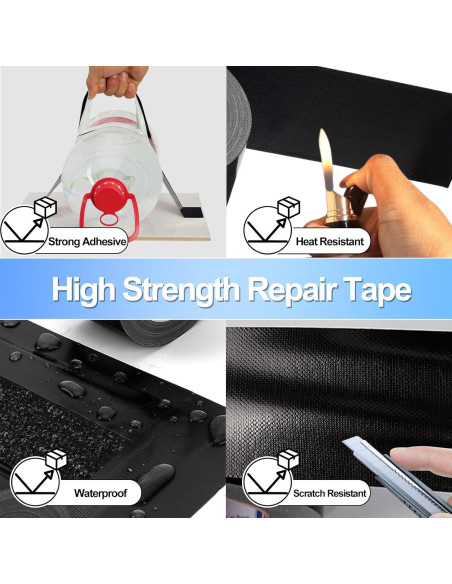 Cinta de Reparación AIHSUMC 11.43 cm x 12.19 m Impermeable