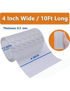 Cinta de Reparación Transparente Wensskku 10,16 cm x 3,05 m 2