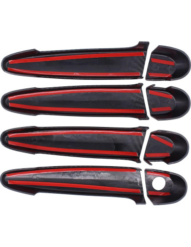 Cubierta de manija de puerta BMW NewYall Fibra de Carbono