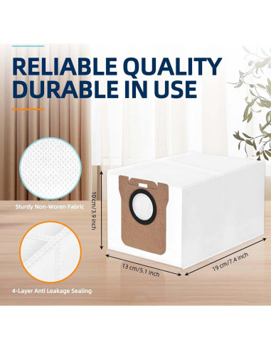 Paquete de 12 Bolsas de Reemplazo Techypro L20 Ultra 3L