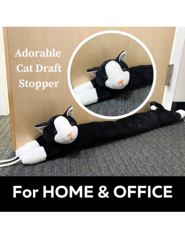 Evelots Tapón de Corrientes de Aire para Gato 96,5 cm