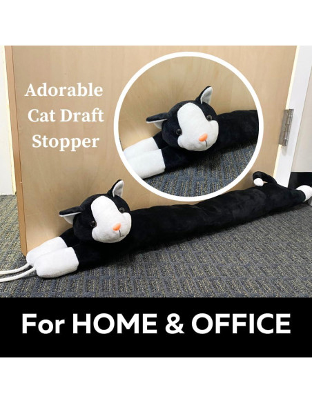 Evelots Tapón de Corrientes de Aire para Gato 96,5 cm