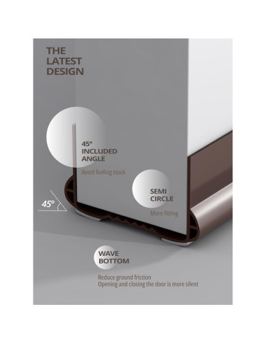 Tapón de Corrientes de Aire VI EN POPO 100 cm Marrón