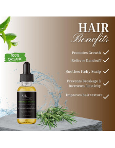 Suero Crecimiento Cabello SJL Mezcla Herbal 113.4 ml Orgánico 2