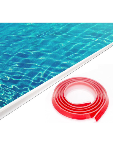 Barrera de Umbral de Ducha DMHMXZ 198 cm Semitransparente