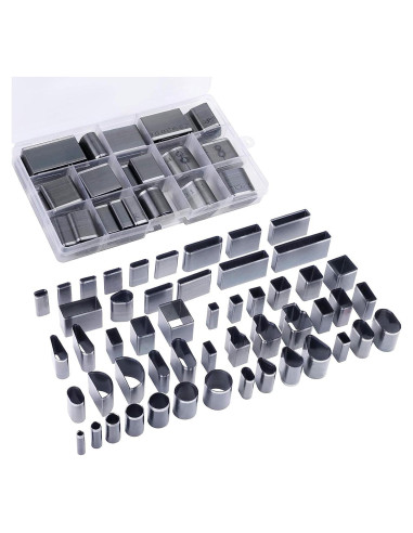 Conjunto de Herramientas de Perforación de Cuero Yizzvb 52 Piezas