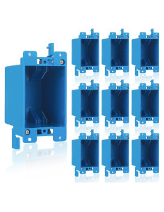 Paquete de 10 Cajas de Salida Eléctrica ANKYHUA 10.8x5.7cm