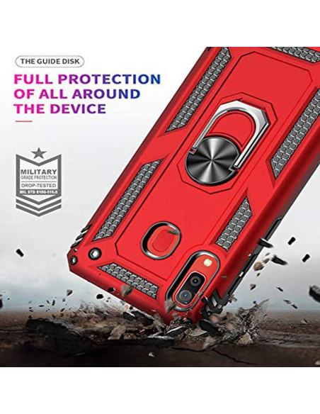 Funda híbrida Xiaomi Redmi Note 9S/9 Pro con soporte negro