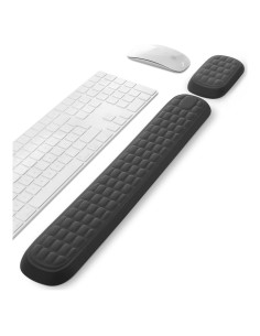 Reposamuñecas Ergonómico VAYDEER para Teclado y Ratón - Negro
