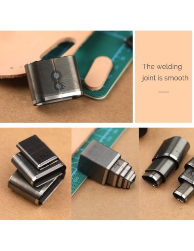 Conjunto de Herramientas de Perforación de Cuero Yizzvb 52 Piezas