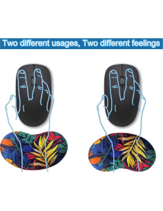 BRILA Almohadilla de Muñeca Ergonómica Espuma Viscoelástica 2