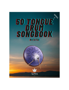 Tongue Drum Songbook: 50 Songs For Tongue Drum (Notated) 8.5X11, 63 page (14 and 15 tongue diatonic models in C) series 2