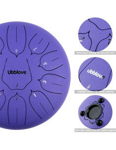 Tambor de Lengua de Acero Ubblove 10 Pulgadas 11 Notas 2