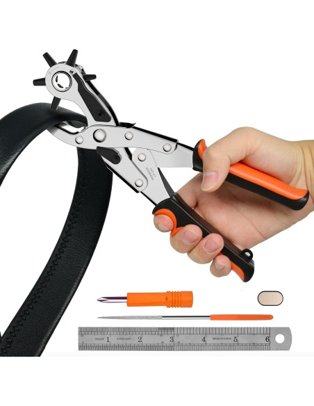 Perforador de Agujeros TOWOT LP-202, 6 Tamaños, Alta Calidad