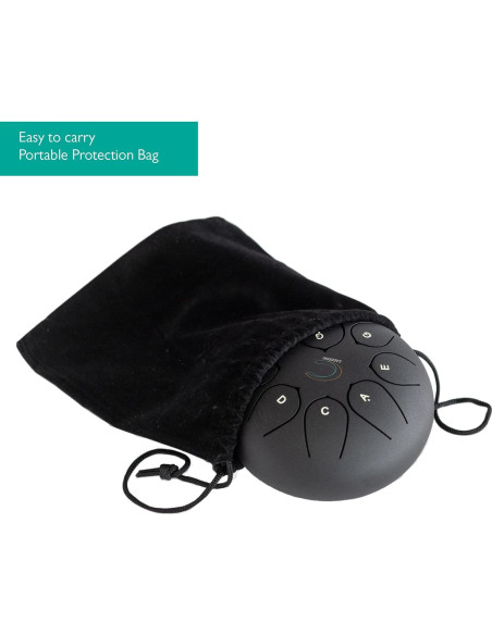 Tambor de Lengua Cadushki 15 cm 8 Notas Acero Titanio Tambor de Lengua Cadushki 15 cm 8 Notas Acero Titanio