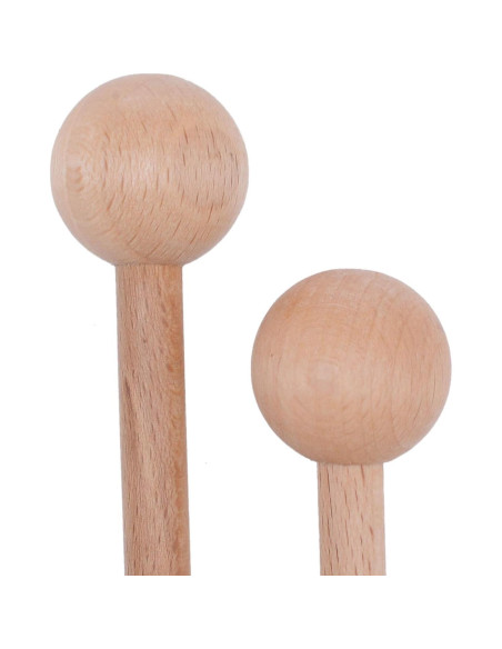 Mazos de Madera para Percusión 20 cm - 2 Pares con Bolsa