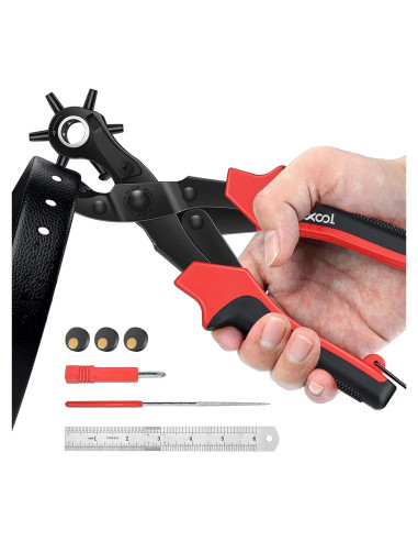 Kit de Alicates Perforadores de Cuero XOOL - 6 Tamaños