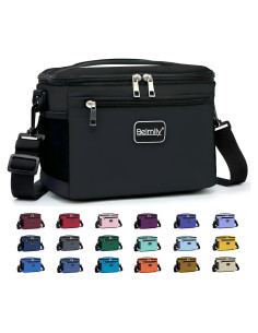 Bolsa de Almuerzo Aislada BEIMILY 8L Negra para Adultos