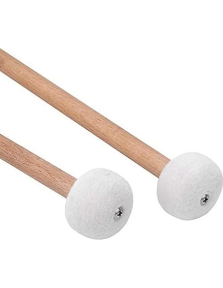 2 Piezas Mallets de Fieltro para Tambor Snare Kooing
