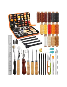 Kit de Herramientas de Trabajo en Cuero BUTUZE 66 Pcs