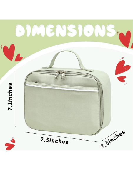 Bolsa de Almuerzo Térmica CAMTOP Verde 25.4x18.03 cm