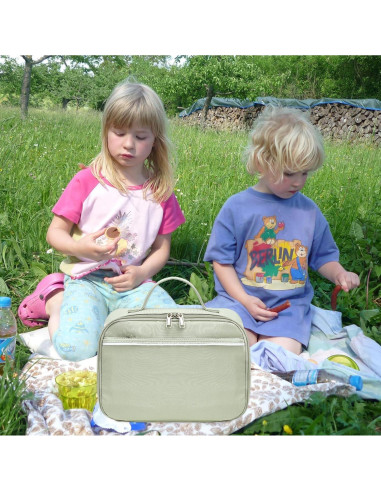 Bolsa de Almuerzo Térmica CAMTOP Verde 25.4x18.03 cm