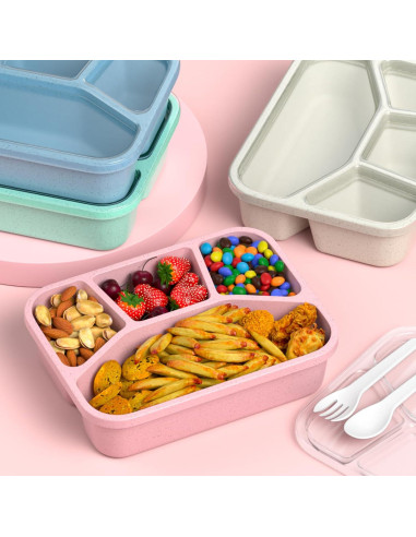Bento Box XGXN 4 Compartimentos 1300ml Apto Microondas