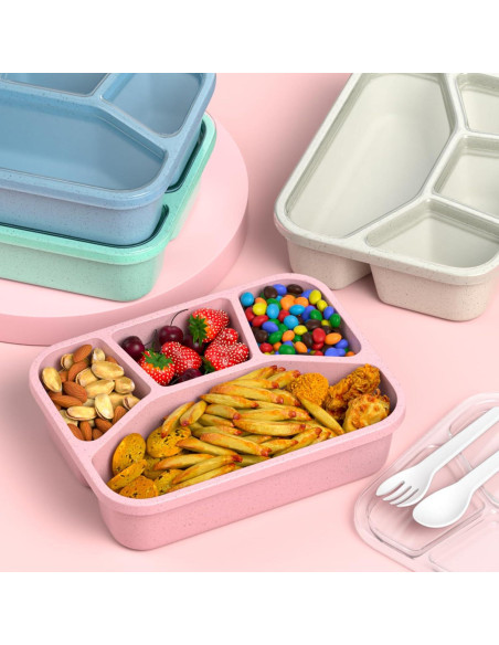 Bento Box XGXN 4 Compartimentos 1300ml Apto Microondas Bento Box XGXN 4 Compartimentos 1300ml Apto Microondas