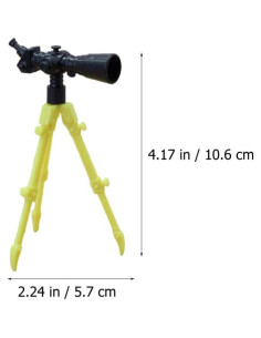 12 Mini Telescopios con Trípode NUOBESTY para Muñecas 2