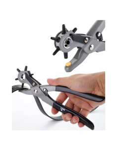 Herramienta de Perforación de Agujeros de Cuero UNCO - 6 Tamaños