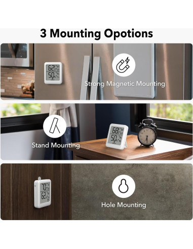 Termómetro e Higrómetro Bluetooth BN-LINK 2 Paquete