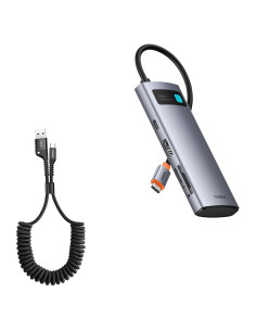 Baseus Hub USB 7 en 1 para Laptop + Cable USB-C 91 cm