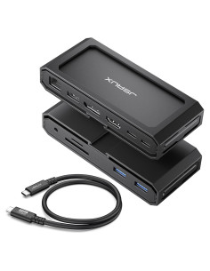 Estación de Acoplamiento USB-C JSAUX 11 en 1 8K 100W PD