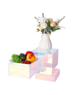 Soportes de Exhibición Iridiscentes 3 Piezas Jolboldy