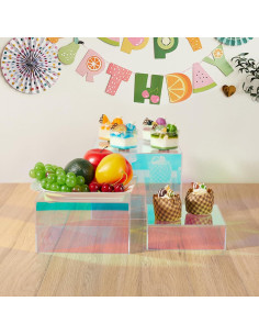 Soportes de Exhibición Iridiscentes 3 Piezas Jolboldy 2